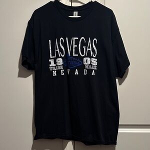 Gildan Black Las Vegas Graphic Tee